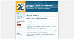 Desktop Screenshot of lajpe.org